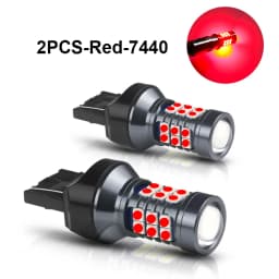 NLpearl 2x T20 LED 7440 WY21W W21W Led Bulbs 7443 W21/5W Led T20 Super Bright 3030SMD Backup Reversing Light for Car Signal Lamp