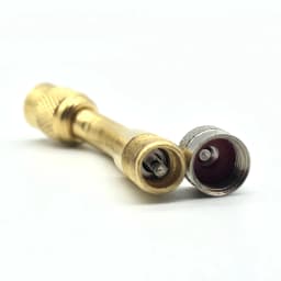 2Pcs Motorcycle Brass 45 90 135 Degree Angle Bent Valve Inflator Connector Tyre Tube Valve Extension Adapter for Truck Car Bike