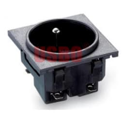 Black Copper 10/16A 250V American Japan Australian British EU Germany French Brazil Universal Electrical AC Power Socket