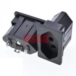 Black Copper 10/16A 250V American Japan Australian British EU Germany French Brazil Universal Electrical AC Power Socket