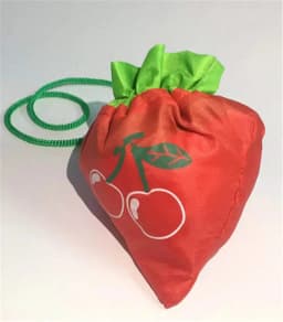 Fruit Shape Folding Shopping Bag Portable Large Capacity Women's Handbags Eco Reusable Tote Pouch Gift Bag Polyester Storage Bag