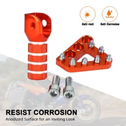 Motorcycle CNC Rear Brake Pedal Step Tips For KTM EXC EXCF SX SXF XC XCF XCW SMR LC4 125 150 200 250 300 350 400 450 500 530