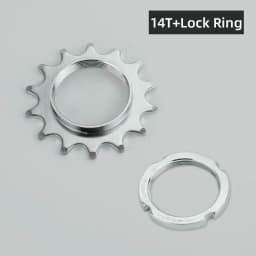 Bicycle Fixed Gear 13T 14T 15T 16T 17T 18T Freewheel Cogs Hub Locking 1 Speed Fixie Bike Threaded Lock Rings