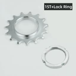 Bicycle Fixed Gear 13T 14T 15T 16T 17T 18T Freewheel Cogs Hub Locking 1 Speed Fixie Bike Threaded Lock Rings
