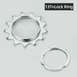 Bicycle Fixed Gear 13T 14T 15T 16T 17T 18T Freewheel Cogs Hub Locking 1 Speed Fixie Bike Threaded Lock Rings