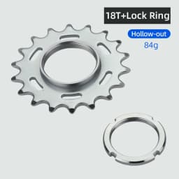 Bicycle Fixed Gear 13T 14T 15T 16T 17T 18T Freewheel Cogs Hub Locking 1 Speed Fixie Bike Threaded Lock Rings