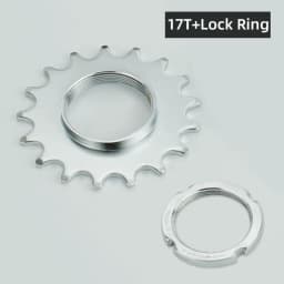 Bicycle Fixed Gear 13T 14T 15T 16T 17T 18T Freewheel Cogs Hub Locking 1 Speed Fixie Bike Threaded Lock Rings