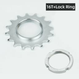 Bicycle Fixed Gear 13T 14T 15T 16T 17T 18T Freewheel Cogs Hub Locking 1 Speed Fixie Bike Threaded Lock Rings