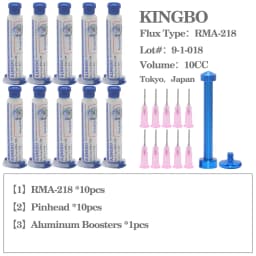original KINGBO RMA-218 10cc soldering paste with needle No-clean soldering flux