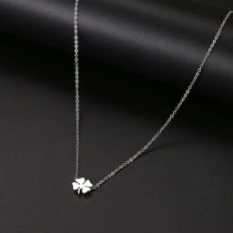 Stainless Steel Necklaces Four Leaf Clover Fashion Classic Style Men Chain Necklace For Women Jewelry Collar Pendant Gifts NEW