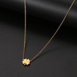 Stainless Steel Necklaces Four Leaf Clover Fashion Classic Style Men Chain Necklace For Women Jewelry Collar Pendant Gifts NEW