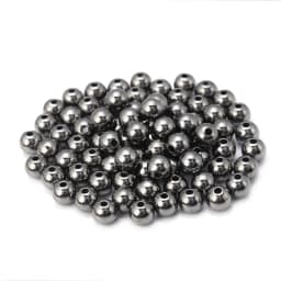 3 4 6 7 8 10 12mm 50-500pcs Gold Color CCB Ball Beads Round Loose Bead For Making DIY Bracelet Necklace Wedding Jewelry