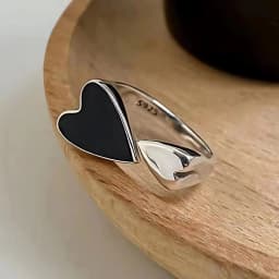 VENTFILLE 925 Sterling Silver Rings INS Fashion Hip Hop Vintage Couples Hollow Lines Punk Thai Silver Party Adjustable Jewelry