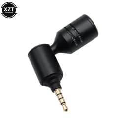 Portable Mini Microphone 3.5mm Stereo Type-C Flexural Bendable Wireless Mic For Phone Cameras Computer Laptop PC Recording