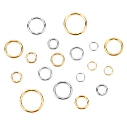 50 100pcs PVD Never Fade Stainless Steel Open Jump Rings 4 5 6 8 10 mm Split Rings Connectors For Diy Jewelry Making Supplies
