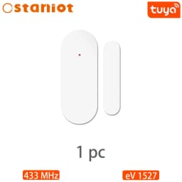 Staniot 433Mhz Smart Wireless Door and Window Detectors Home Alarm System Automatic Sensor Door Opening/Closing Code
