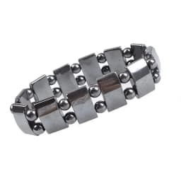 Man Woman Natural Stone Beads Tiger's Eye Hematite Charm Bracelets Men Tiger Eye & Hematite Energy Stone Bracelets Yoga Bangle