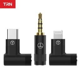 TRN TX T2 Pro Earphone Cable Jack 8 Core Copper Plated Real Gold Upgrade Detachable Cable Jack For Apple Huawei Xiaomi TRN BAX