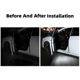 Car Led Welcome Light Magnetic Control USB Charging Auto Open Door Safe Anti-collision Signal Lamp