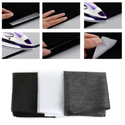 2/1M Easy Iron On Sewing Fabric Join Patchwork Interlining Single Faced Adhesive Batting DIY Fabric Bonded Household Iron25g/45g