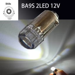 2PCS BA9S T4W LED Car Light Bulb T2W T3W H5W Interior Car LED License Plate Light DC12V 12913 12910 12929 BA9 57 756 1816 1891