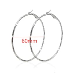 40-80mm Exaggerated Big Smooth Circle Hoop Earrings for Women Aros Simple Round Loop Ear Wedding Jewelry Brincos Cool Gift