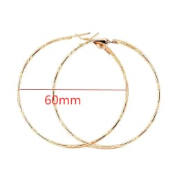 40-80mm Exaggerated Big Smooth Circle Hoop Earrings for Women Aros Simple Round Loop Ear Wedding Jewelry Brincos Cool Gift