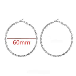 40-80mm Exaggerated Big Smooth Circle Hoop Earrings for Women Aros Simple Round Loop Ear Wedding Jewelry Brincos Cool Gift
