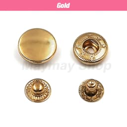 50set Snaps Button Metal Snap Fasteners Press Studs Kit Optional 4 Installation Tools For Clothes Garment Bag Shoes Leathercraft