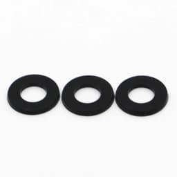 50/100 X M2 M2.5 M3 M4 M5 M6 M8 M10 M12 White Black Plastic Nylon Flat Washer Plane Spacer Insulation Gasket Ring For Screw Bolt