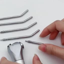 10pcs Dental 3 Way Syringe Tips Stainless Steel Syringe Spray Nozzles Tips Air Water Spray Triple Syringe For 3 Way Tube