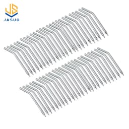 10pcs Dental 3 Way Syringe Tips Stainless Steel Syringe Spray Nozzles Tips Air Water Spray Triple Syringe For 3 Way Tube