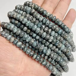 5*8mm Rondelle Stone Beads Chalcedony Natural Jaspers Abacus Beads Jades Loose Beads for Jewelry Making Bracelet DIY Necklace