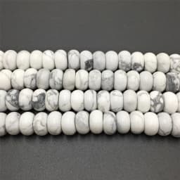 5*8mm Rondelle Stone Beads Chalcedony Natural Jaspers Abacus Beads Jades Loose Beads for Jewelry Making Bracelet DIY Necklace