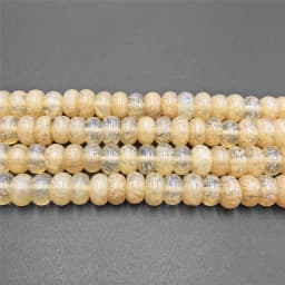 5*8mm Rondelle Stone Beads Chalcedony Natural Jaspers Abacus Beads Jades Loose Beads for Jewelry Making Bracelet DIY Necklace