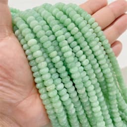 5*8mm Rondelle Stone Beads Chalcedony Natural Jaspers Abacus Beads Jades Loose Beads for Jewelry Making Bracelet DIY Necklace