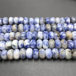 5*8mm Rondelle Stone Beads Chalcedony Natural Jaspers Abacus Beads Jades Loose Beads for Jewelry Making Bracelet DIY Necklace