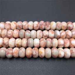 5*8mm Rondelle Stone Beads Chalcedony Natural Jaspers Abacus Beads Jades Loose Beads for Jewelry Making Bracelet DIY Necklace