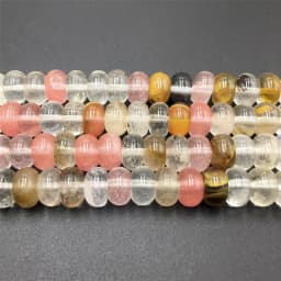 5*8mm Rondelle Stone Beads Chalcedony Natural Jaspers Abacus Beads Jades Loose Beads for Jewelry Making Bracelet DIY Necklace