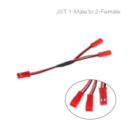 1PCS JST Plug Y Cable Male to 2-Female(10cm/15cm/30cm)22AWG Wire for DIY RC Lipo/NiMh Battery Connection