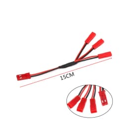 1PCS JST Plug Y Cable Male to 2-Female(10cm/15cm/30cm)22AWG Wire for DIY RC Lipo/NiMh Battery Connection
