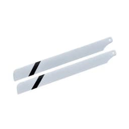 1 Pair 325mm 360mm Glassy Carbon Fiber Propeller Main Blades for RC Helicopter