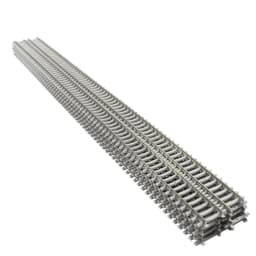Evemodel 1pc/2pcs/5pcs Model Train 1:87 Railroad Cupronickel Tracks Flexible Rail Code 100 with Sleeper HO Scale 50cm HP17HO
