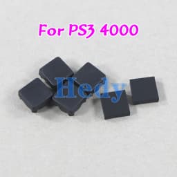 2sets Rubber Feet Full Set Dust Plug Cover Screw Plastic Plug Feet Cover For PS3 Slim 2000 3000 4000 Console