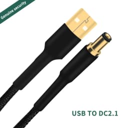OCC High-Fidelity DC Power Cable USB A-2.5mm/2.1mm HiFi Dedicated Audiophile Audio DC2.5-2.1 DC USB Audio Cable