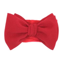 Solid Big Bow Topknot Headband for Baby Girls Elastic Nylon Hair Bands Handmade Newborn Fashion Turban Headwraps Accessories