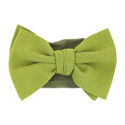 Solid Big Bow Topknot Headband for Baby Girls Elastic Nylon Hair Bands Handmade Newborn Fashion Turban Headwraps Accessories