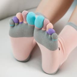 1 Pairs Pure Cotton Women Girl Five Finger Short Socks Colorful Cat Breathable Young Casual Harajuku Socks With Toes Hot Sell