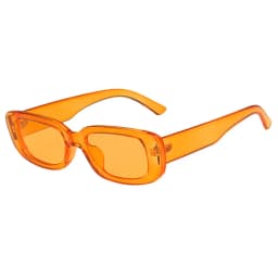 OEC CPO Small Square Sunglasses Women Plastic Frame Orange Gradient Sunglasses Female Trendy Brand Designer Eyeglasses UV400