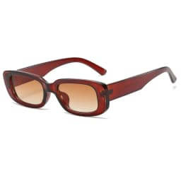 OEC CPO Small Square Sunglasses Women Plastic Frame Orange Gradient Sunglasses Female Trendy Brand Designer Eyeglasses UV400